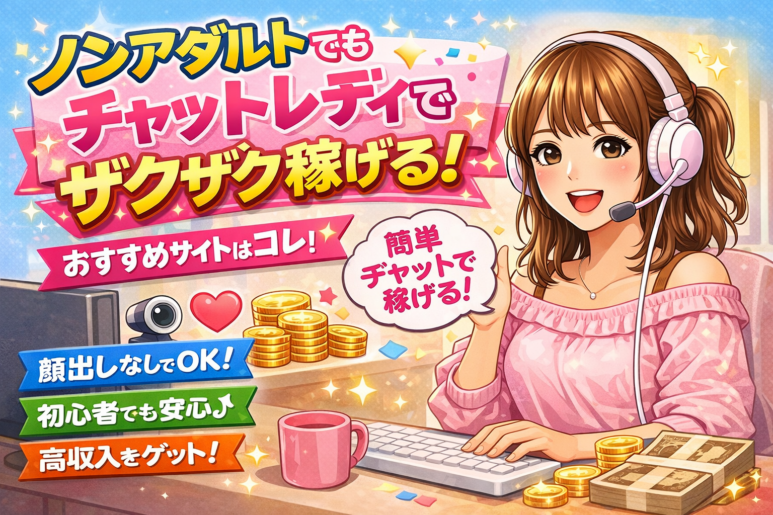 【ノンアダルトで稼げる】就活資金稼ぎ専用ライブチャットで副業する?